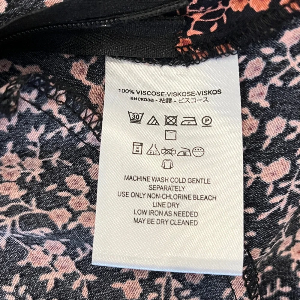 Free People Beautiful Floral Clara Tunic Mini Dress Size Small